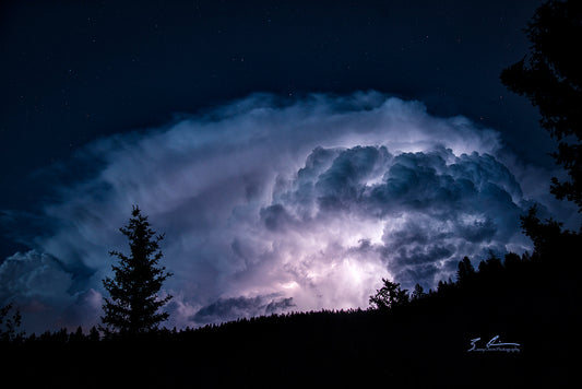 Summer Thunderstorm - Traditional Photo Print