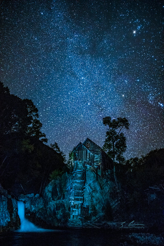 Crystal Mill and Stars - Traditional Photo Print