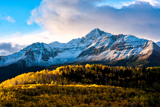 Sunrise on Wilson Peak