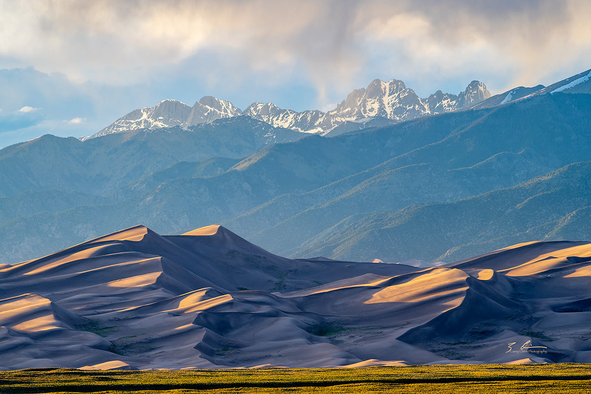 Sunset at the Great Sand Dunes - Traditional Photo Print