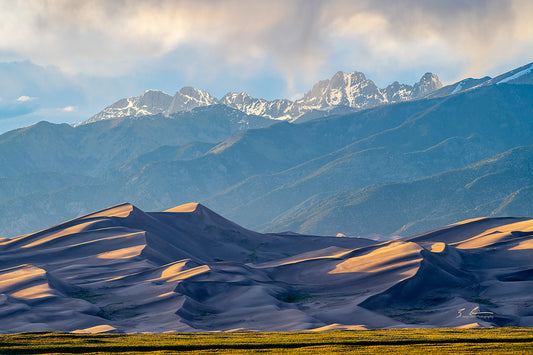 Sunset at the Great Sand Dunes - Traditional Photo Print