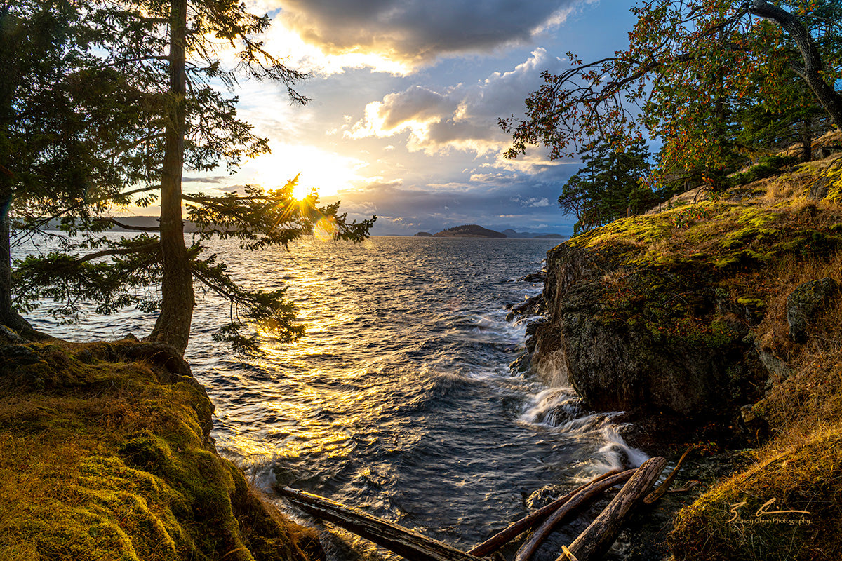 Sunset on Jones Island, WA